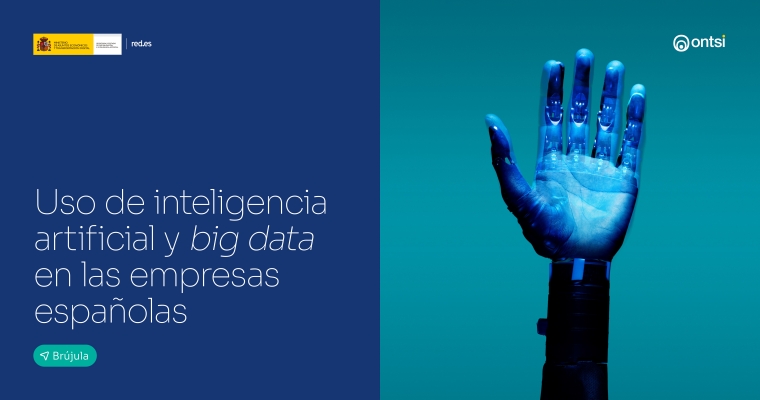 portada de Uso de inteligencia artificial y big data en las empresas españolas